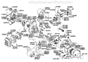 Page B Diagram and Parts List for SRM-200DB 001001 - 021800 Echo Trimmer