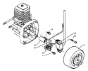 Page D Diagram and Parts List for SRM-200D  Echo Trimmer
