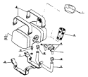Page J Diagram and Parts List for SRM-201F  Echo Trimmer