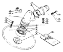 Page K Diagram and Parts List for SRM-201F  Echo Trimmer