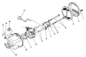Page B Diagram and Parts List for SRM-202DA  Echo Trimmer