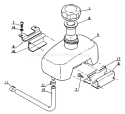 Part Location Diagram of 13101004730 Echo Fuel Tank