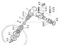 Page H Diagram and Parts List for SRM-202FA  Echo Trimmer