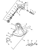 Gear Case,Shield,Tools Diagram and Parts List for SRM-2100 Type 1 -001001 - 159490 Echo Trimmer
