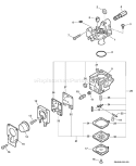 Page A Diagram and Parts List for SRM-210SB 05001001 - 05999999 Echo Trimmer