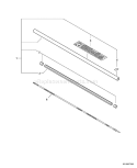 Page M Diagram and Parts List for SRM-210SB 08001001 - 08003129 Echo Trimmer