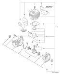 Page D Diagram and Parts List for SRM-210SB 09007108 - 09999999 Echo Trimmer