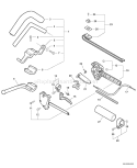 Page H Diagram and Parts List for SRM-210SB S73012001001 - S73012999999 Echo Trimmer