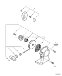 Page P Diagram and Parts List for SRM-210SB 08001001 - 08003129 Echo Trimmer