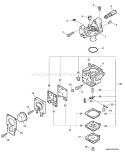 Page A Diagram and Parts List for SRM-210U 10001301 - 10999999 Echo Trimmer