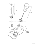 Page F Diagram and Parts List for SRM-210U 10001301 - 10999999 Echo Trimmer