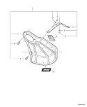 Page M Diagram and Parts List for SRM-210U S67111001001 - S67111999999 Echo Trimmer