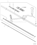 Page L Diagram and Parts List for SRM-210U S74612001001 - S74612999999 Echo Trimmer