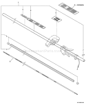 Page M Diagram and Parts List for SRM-210 08075195 - 08467771 Echo Trimmer