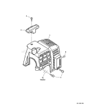 Page C Diagram and Parts List for SRM-210 08075195 - 08467771 Echo Trimmer