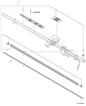 Page L Diagram and Parts List for SRM-210 S65311001001 - S65311999999 Echo Trimmer