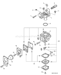 Page A Diagram and Parts List for GT-231 06001337 - 06001476 Echo Trimmer