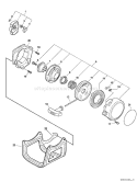 Page P Diagram and Parts List for SRM-210I 08002838 - 08017570 Echo Trimmer