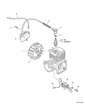Page I Diagram and Parts List for SRM-210 S80313001001 - S80313999999 Echo Trimmer