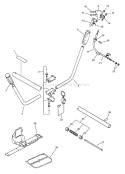 Page D Diagram and Parts List for SRM-2110 Type 1E Echo Trimmer