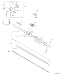 Page N Diagram and Parts List for SRM-211SB 02001001 - 02999999 Echo Trimmer