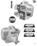 Page L Diagram and Parts List for SRM-211SB 02001001 - 02999999 Echo Trimmer