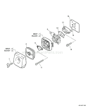 Page K Diagram and Parts List for SRM-211I 09001701 - 09999999 Echo Trimmer