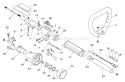 Page B Diagram and Parts List for SRM-2200  Echo Trimmer
