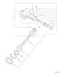 Page I Diagram and Parts List for SRM-225SB S79513001001 - S79513999999 Echo Trimmer