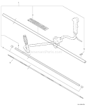 Page L Diagram and Parts List for SRM-225U S79012001001 - S79012999999 Echo Trimmer
