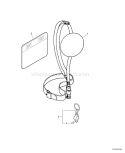 Page O Diagram and Parts List for SRM-225U S79012001001 - S79012999999 Echo Trimmer