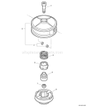 Part Location Diagram of X047000410 Echo U-turn Head