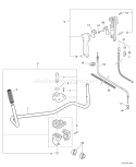 Part Location Diagram of V430002280 Echo Cable-Throttle
