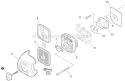 Page N Diagram and Parts List for SRM-225 S03912001001 - S03912999999 Echo Trimmer