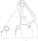 Page C Diagram and Parts List for SRM-225 S03912001001 - S03912999999 Echo Trimmer