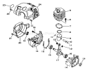 Page C Diagram and Parts List for SRM-2300  Echo Trimmer