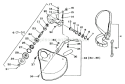 Page E Diagram and Parts List for SRM-2300  Echo Trimmer