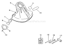 Page G Diagram and Parts List for SRM-2300  Echo Trimmer