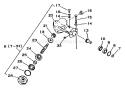 Page E Diagram and Parts List for SRM-2301 001001 - 0031000 Echo Trimmer
