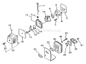 Page F Diagram and Parts List for SRM-2301 001001 - 0031000 Echo Trimmer