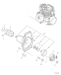 Part Location Diagram of P021001460 Echo Fan Cover Asy