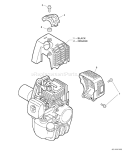 Page C Diagram and Parts List for SRM-230S 06001001 - 06999999 Echo Trimmer