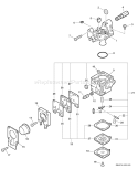 Page A Diagram and Parts List for SRM-231U 02001001 - 02999999 Echo Trimmer