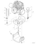 Page F Diagram and Parts List for SRM-231U 06001226 - 06999999 Echo Trimmer