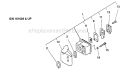 Page D Diagram and Parts List for SRM-2400 After S/N 161629 Echo Trimmer