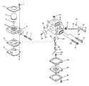 Page A Diagram and Parts List for SRM-2450 Type 1E -After S/N 001001 Echo Trimmer
