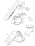 Page D Diagram and Parts List for SRM-2450 Type 1E -After S/N 001001 Echo Trimmer