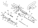 Page B Diagram and Parts List for SRM-2501 001001 - 0010200 Echo Trimmer