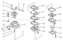 Page A Diagram and Parts List for SRM-2502 0010201 - 0025000 Echo Trimmer