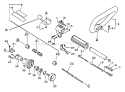 Page B Diagram and Parts List for SRM-2502 0010201 - 0025000 Echo Trimmer